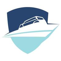 Segelboot-Vektor-Logo-Design. Segelboot-Symbol. vektor