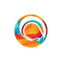 Tennis-Pflege-Vektor-Logo-Design. Logo-Design-Konzept für Tennisversicherungen. vektor