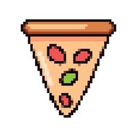 pizza pixel konst vektor