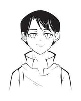 Anime Teen Boy-Symbol vektor