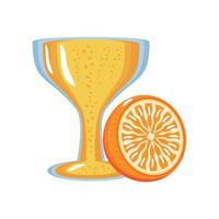 orange juice färsk vektor