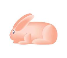 djur- kanin ikon vektor