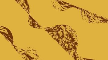 gul brun Vinka förvrängning abstrakt bakgrund vektor
