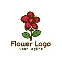 kreative Blumen-Logo-Vorlage vektor
