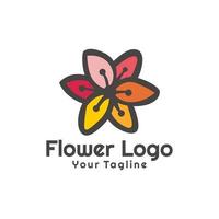 kreative Blumen-Logo-Vorlage vektor