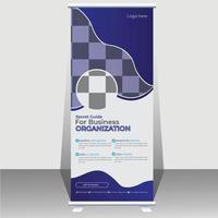 Corporate Business Roll-Up-Banner-Design-Vorlage vektor