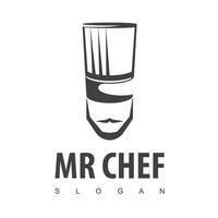 Chef-Logo-Design-Vorlage vektor