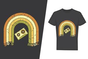 Musik-T-Shirt-Design. Musik-T-Shirt-Design-Vektor. für T-Shirt-Druck und andere Zwecke. vektor