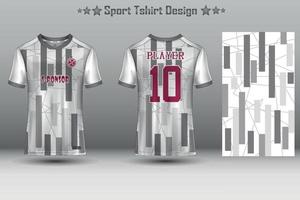 fotboll jersey attrapp fotboll jersey design sublimering sport t skjorta design samling för tävlings, cykling, spel, cross vektor