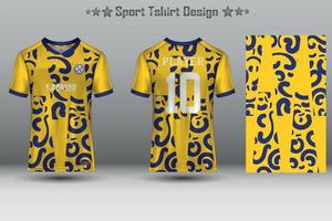 fotboll jersey attrapp fotboll jersey design sublimering sport t skjorta design samling för tävlings, cykling, spel, cross vektor