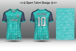 fotboll jersey mockup, fotboll jersey mockup, cykling jersey attrapp och sport jersey attrapp med abstrakt geometrisk mönster fri vektor