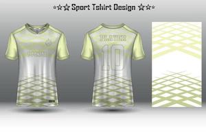 fotboll jersey mockup, fotboll jersey mockup, cykling jersey attrapp och sport jersey attrapp med abstrakt geometrisk mönster fri vektor