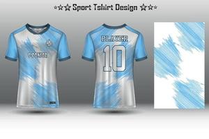 fotboll jersey mockup, fotboll jersey mockup, cykling jersey attrapp och sport jersey attrapp med abstrakt geometrisk mönster fri vektor