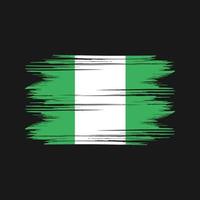nigeria flagga design fri vektor