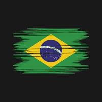 Brasilien flagga design fri vektor