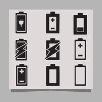 die vektorillustration des batteriesymbols auf papier eignet sich perfekt für banner und poster mit technologiethema vektor