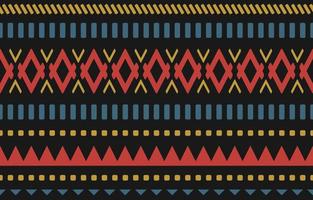 geometrisches ethnisches nahtloses Muster im Stammes-. aztekischer amerikanischer und mexikanischer stil. vektor