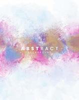 abstrakte Malerei mit Wasserfarben. design für ihr datum, postkarte, banner, logo. vektor