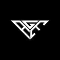 Altersbrief-Logo kreatives Design mit Vektorgrafik, Alterseinfaches und modernes Logo in Dreiecksform. vektor
