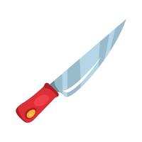 röd kniv kök verktyg vektor