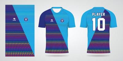 bunte Fußball-Trikot-Sport-Design-Vorlage vektor