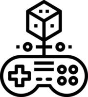 Blockchain-Spiel-Symbol vektor