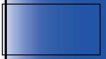 abstrakter blauer Hintergrund mit schwarzem Rahmen vektor
