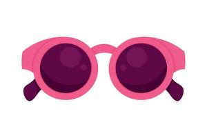 optisches Accessoire mit rosa Sonnenbrille vektor