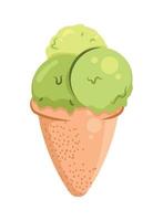 Matcha-Eis vektor