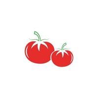 Tomaten-Symbol-Logo-Design vektor
