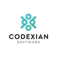 kostenloser Software-Logo-Vorschlag für Softwareunternehmen vektor