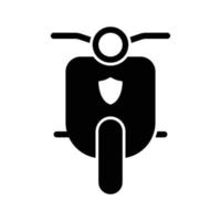 Symbol für Motorradtransport vektor