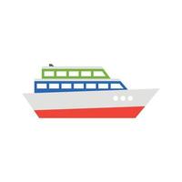 fartyg transport ikon vektor