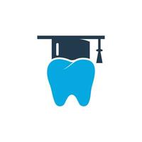 dental studie vektor logotyp design. dental universitet logotyp design mall.