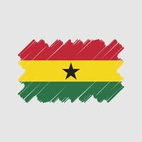 ghana flagga vektor design. National flagga