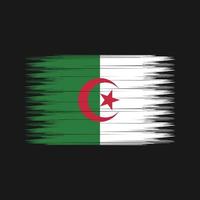 Algeriets flaggborste. National flagga vektor