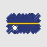 nauru flagga vektor design. National flagga