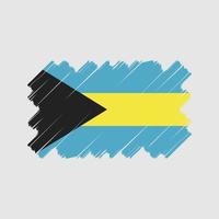 bahamas flagga vektor design. National flagga