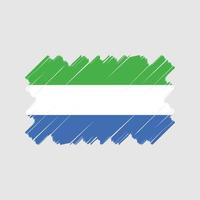 sierra leone flagga vektordesign. National flagga vektor