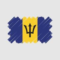 Barbados flagga vektor design. National flagga