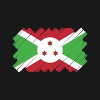 burundi flagga vektor design. National flagga