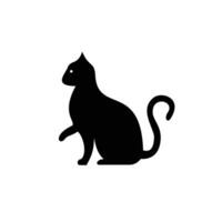 katt vektor logotyp design. sällskapsdjur affär logotyp design. djur- sällskapsdjur vård logotyp.