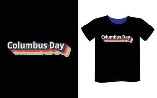 columbus t-shirt design vektor