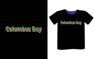 columbus t-shirt design vektor