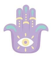 hinduismus hamsa hand vektor