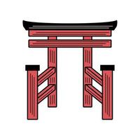 japansk Port toriien vektor