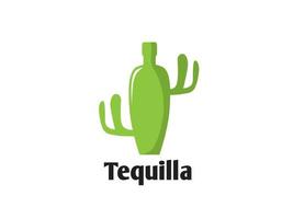 Tequila-Bar-Getränk-Logo vektor