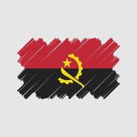 angola flagga vektor design. National flagga