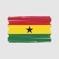 ghana flagga vektor. nationell flagga vektor