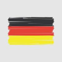 deutschland flaggenvektor. Vektor der Nationalflagge